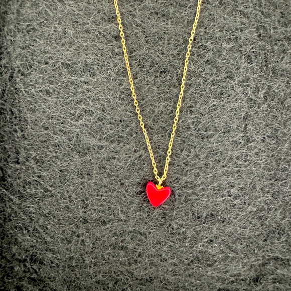 Red Heart Necklace - Picture 1 of 2